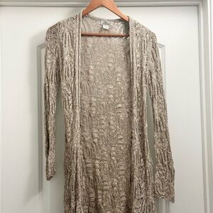 Elegant Beige, Bob Timberlake, Women's Cardigan, Size XS